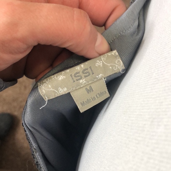 Isis silver sequin mini dress size Medium - Picture 7 of 8